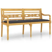 vidaXL Batavia-Bank 150 x 46 x 84 cm Braun