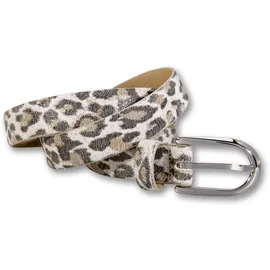 Silbergift Damengürtel Leder beige 90
