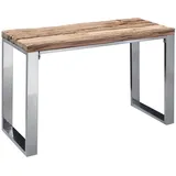 FineBuy Konsolentisch 115 x 46 x 76 cm Braun