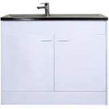 Respekta Unterschrank Komplettspüle 100 x 60 cm Weiß