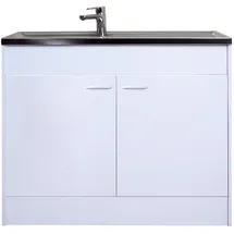 Respekta Unterschrank Komplettspüle 100 x 60 cm Weiß