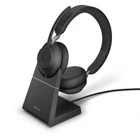 JABRA Evolve2 65 USB-C MS Teams Stereo schwarz mit Ladestation