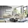 Home Affaire 2-Sitzer HOME AFFAIRE "Apiro bequem, eleganter Metallfuß, bodenfrei. Breite 158cm", beige (natur), B:158cm H:87cm T:88cm, Sofas, auch mit motorischem Sitzvorzug, Dickleder, Federkern