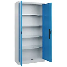 C+P Flügeltürenschrank Serie 89, 1950x930x400mm, 7035/5012
