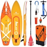 Zray F1 - Fury 10'4" Windsup SUP Stand Up Paddle Board | Sup Board Aufblasbar | Premium Stand up Paddling Board | Paket inklusive Paddel, Tasche, Pumpe und Flosse Aufblasbar Sup