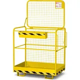 R+R INDUSTRIETECHNIK Rr Industrietechnik Arbeitskorb Typ RAK-Eco RAL 1023 verkehrsgelb