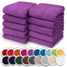NatureMark Seiftuch 30 x 30 cm lila 10 St.
