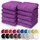 NatureMark Seiftuch 30 x 30 cm lila 10 St.