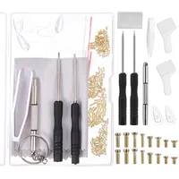 Brille Reperatur set Brillen Reparatur Kit 150 Stück Brillenschrauben Brillenreparatur Werkzeug set mit Schraubendreher und Pinzette für Brillen,Sonnenbrillen,Presbyope,Reparatur Brillen Sonnenbrillen