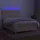 vidaXL Boxspringbett mit Matratze & LED Creme 140x200 cm Stoff