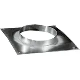 WOLF-Garten Wolf Kanalanschlussplatte Ø 355 mm für DV-2-400, Stahlblech, verzinkt