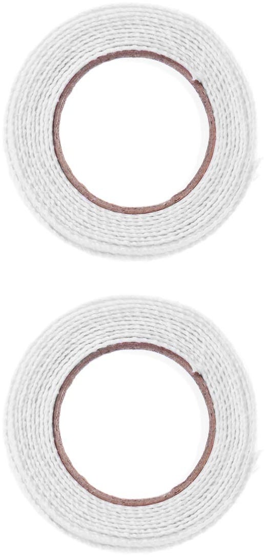 Heallily Washi-Tape mit Spitzen-Muster, selbstklebendes Klebeband, zum Basteln, für Scrapbooking, 2 Stück, Weiß Größe 1 weiß