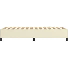 vidaXL Bettgestell 90 x 200 cm Creme