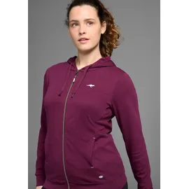 KangaROOS Jogginganzug Set, 2 Stk. Große Größen, Gr. 48, aubergine-schwarz, , 85069204-48