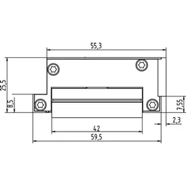 GEZE Elektrotüröffner A5000--A 6-24 V AC/DC Kompakt DIN L/R FaFix GEZE