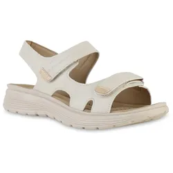 Damen Komfort Sandalen in Beige