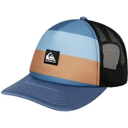 Trucker Cap QUIKSILVER "Emu Coop", Herren, china blau reconnect stripe, Kunstfaser, Caps