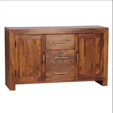 FineBuy Sideboard 120 x 70 x 40 cm Braun
