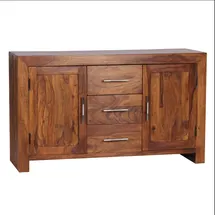 FineBuy Sideboard 120 x 70 x 40 cm Braun