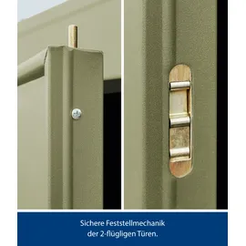 Hörmann Gerätehaus Berry Classic 2,59 x 2,48 m Schilfgrün
