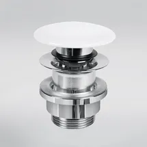 preotec PR210CWG Ablaufventil Chrom/Weiß