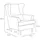 Konsimo Ohrensessel Stralis Webstoff 82 x 108 x 80 cm Pink/Rosa mit Kissen
