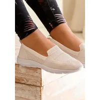 LASCANA Slipper Damen beige-rosé-apricot Gr.35