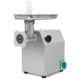 Vertes Fleischwolf Fleischmaschine Faschiermaschine Elektrisch, Edelstahl, 1100W, 220 kg/h, Größe 12, Professionell f. Gastro, 2 Einfüllschalen, 4