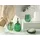 Beliani Badezimmer Set 4-teilig Glas Grün