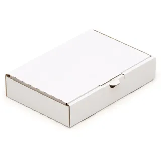 KK Verpackungen 25 Warensendungen 240x160x45 MaxibriefKarton Post Maxibrief Karton in Weiss