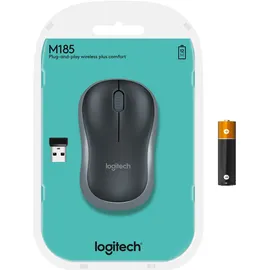 Logitech M185 Wireless Mouse schwarz/grau