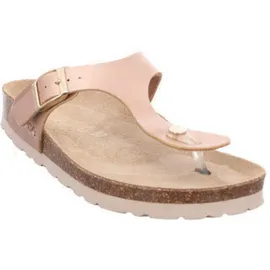 ROHDE Damen Zehentrenner Pantolette Metallic-Optik Alba 5600, Größe:37 EU,