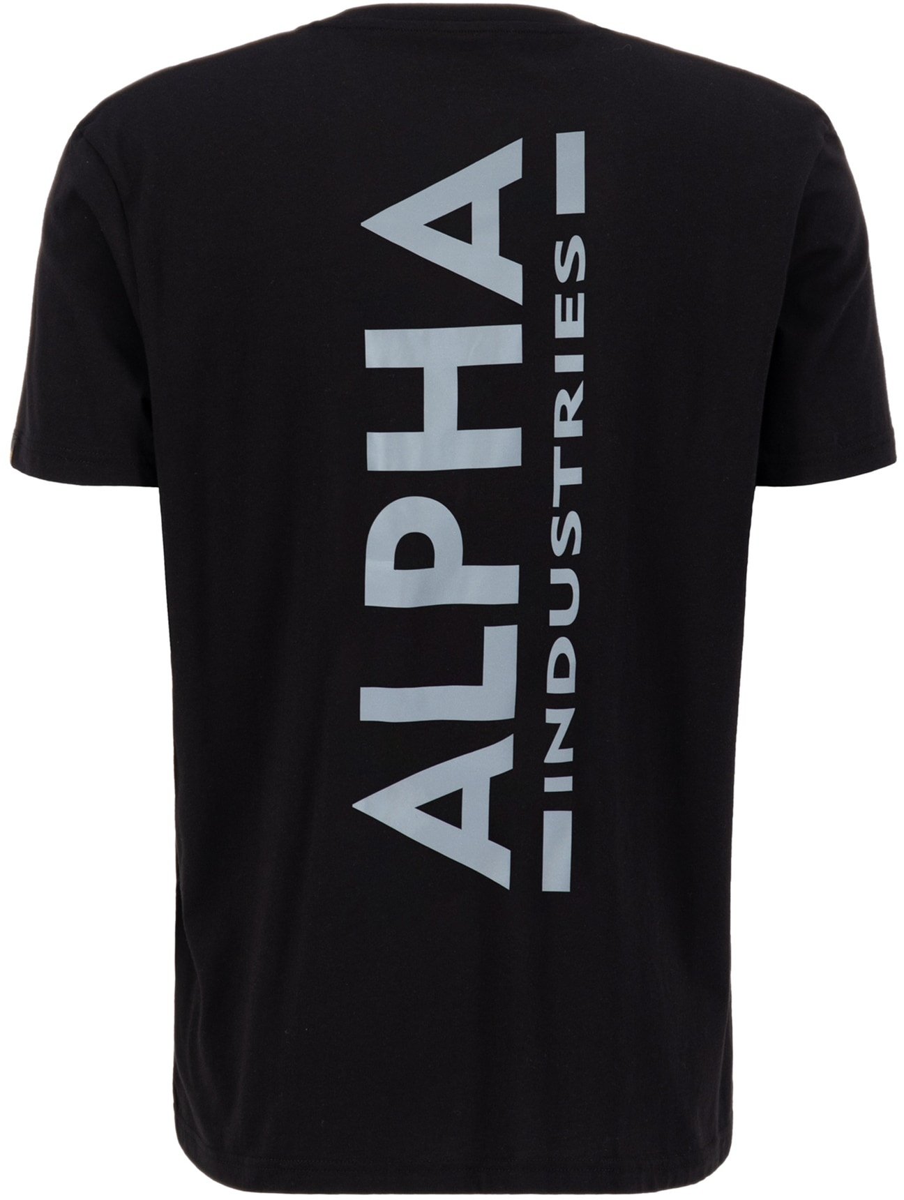 Alpha Industries T-Shirt »ALPHA INDUSTRIES Men - T-Shirts Backprint T Reflective Print« Alpha Industries black/reflective XL