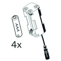 Schell Batteriefach PURIS VENUS 4xAAA Batterien