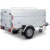 PKW-Anhänger STEMA "BASIC 850, BWA, Deckel", silberfarben, KFZ-Anhänger