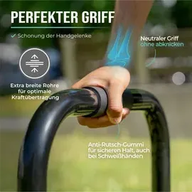 PULLUP & DIP Fitness Parallettes Schwarz