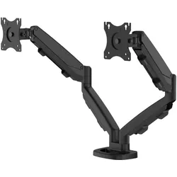 Fellowes Monitorarm Eppa 2 Monitore Tischklemme schwarz Packung mit 2 Stück