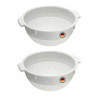 Westmark Seiher 2 Stk. groß Ø 24 cm Kunststoff weiß