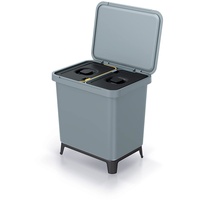 KEDEN Recycling-Sortiersystem 2x10L Farbe grau KEDEN
