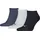 Puma Sneakersocken 3er Pack Blau/Grau 47-49