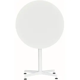 JAN KURTZ Vega Klapptisch Ø 67 x 70 cm Weiß/Grau
