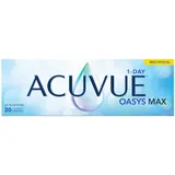 Acuvue OASYS MAX 1-Day MULTIFOCAL Tageskontaktlinsen – 30 Gleitsichtlinsen für den Nah-, Zwischen- und Fernbereich – Tageskontaktlinsen mit -3.25 dpt und BC 8.4 – UV Schutz & angenehmes Tragegefühl