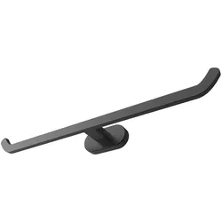 Creavit Doppel Toilettenpapierrollenhalter Schwarz