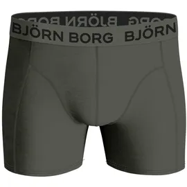 Björn Borg Boxershort Cotton Stretch 3er Pack Grün / Weiß XXL