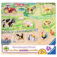 Ravensburger My first wooden puzzle Morgens auf dem Bauernhof