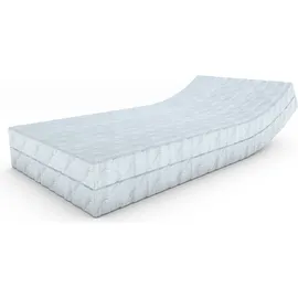 MSS e.K. ECO 7 Zonen Taschenfederkernmatratze 100 x 200 cm H2 | H3