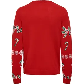 Only & Sons Strickpullover rot XXL