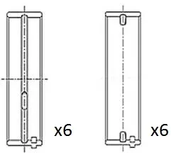 FAI AUTOPARTS Kurbelwellenlager bm1060025 für VAG