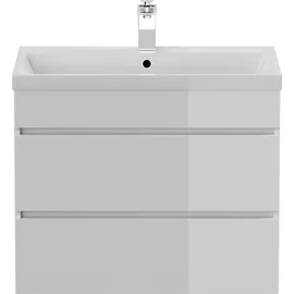 Posseik Badmöbel "Fellini 70" weiß Hochglanz - Weiß