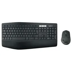 Tastatur mit Maus Logitech MK850 Schwarz Qwerty Spanisch QWERTY